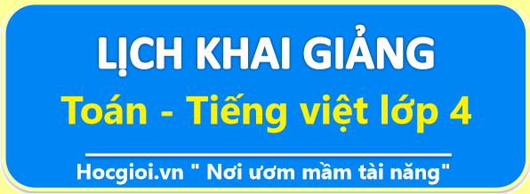 Lớp học thêm Toán + Tiếng Việt lớp 4